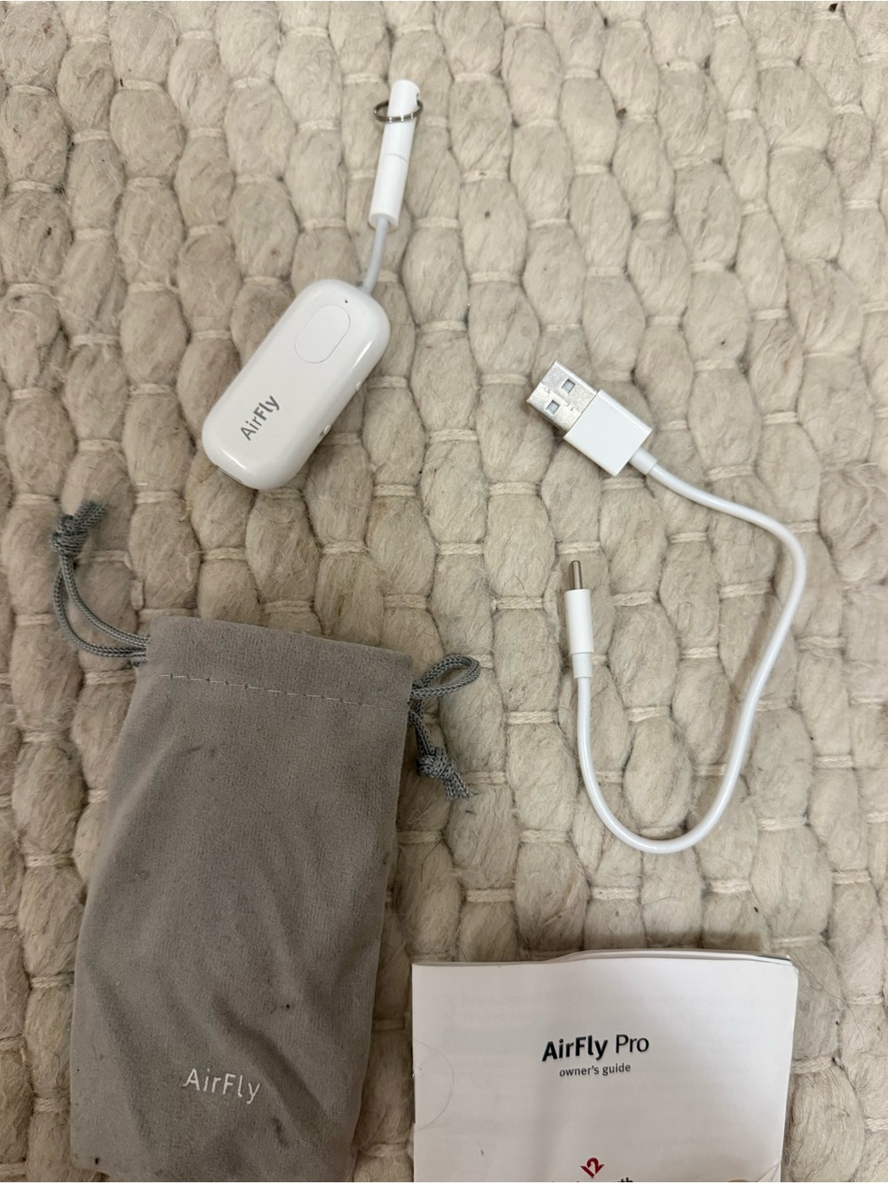 AirFly Pro Wireless Audio Adapter - White
